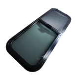 CRL Glass Slider Window w/ Clamp Ring (Passenger Side) for Sprinter Van Wideouts S&B