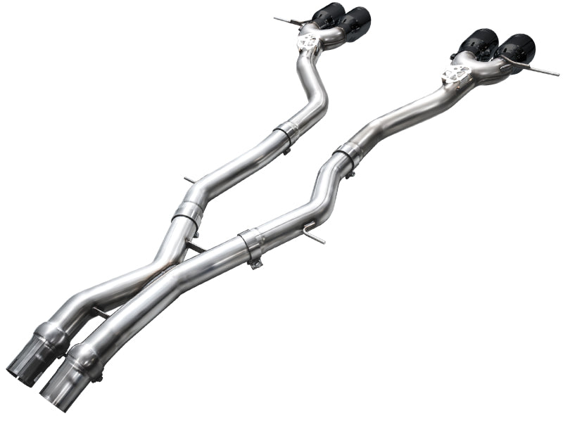 AWE Tuning 23-24 BMW G87 M2 Track Edition Exhaust - Diamond Black Tips