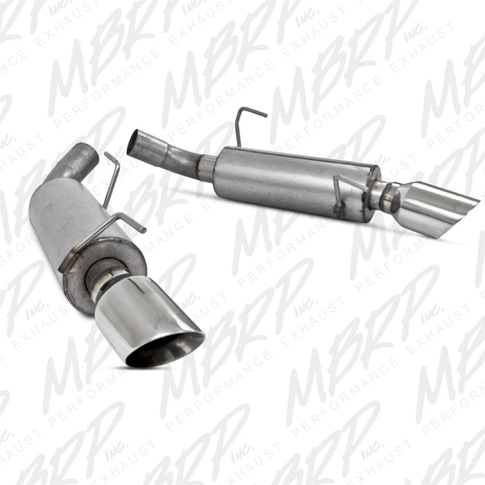 MBRP 05-10 Ford Mustang GT 5.0/Shelby GT500 Dual Mufflers Axle Back Split Rear AL