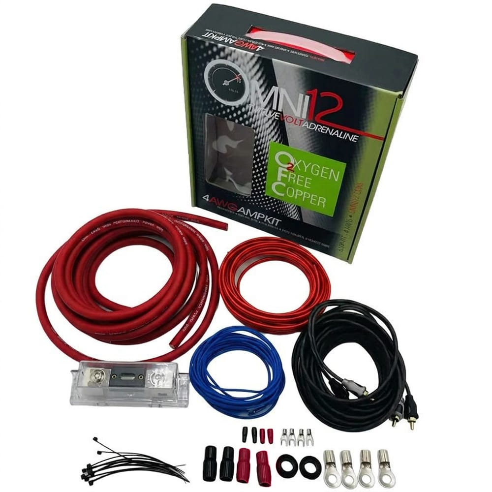 Omni12 100% Copper OFC Amplifier Installation Kit 4GA Omni12