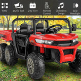 4WD Kids Electric UTV Truck with Remote Control and Dump Bed - 24V Ride-On Vehicle