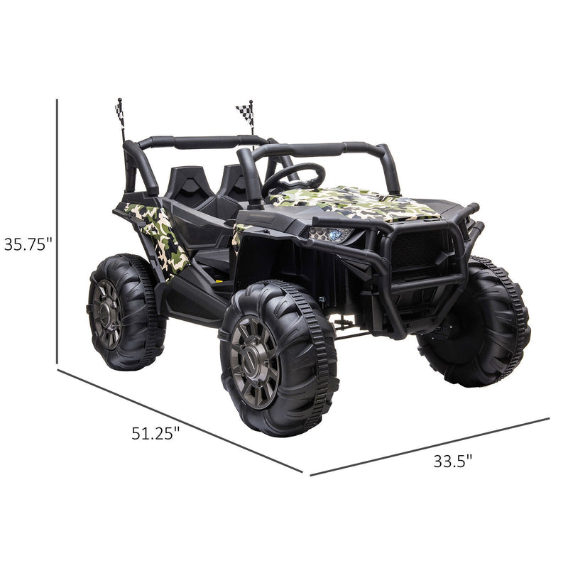 4WD Kids Truck with Parental Remote Control and Powerful Quad Motors