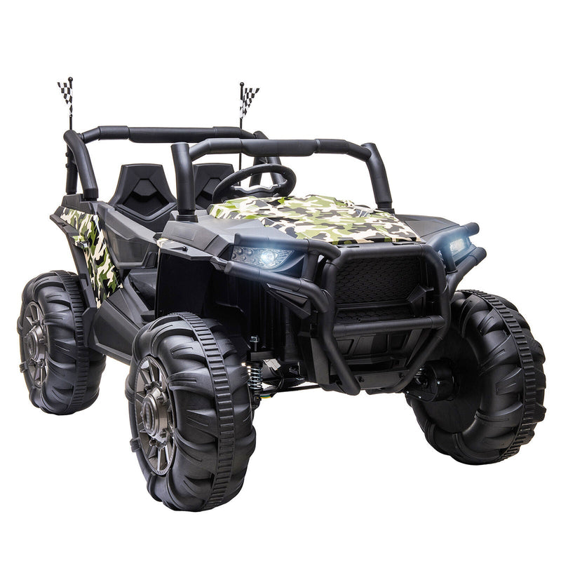 4WD Kids Truck with Parental Remote Control and Powerful Quad Motors