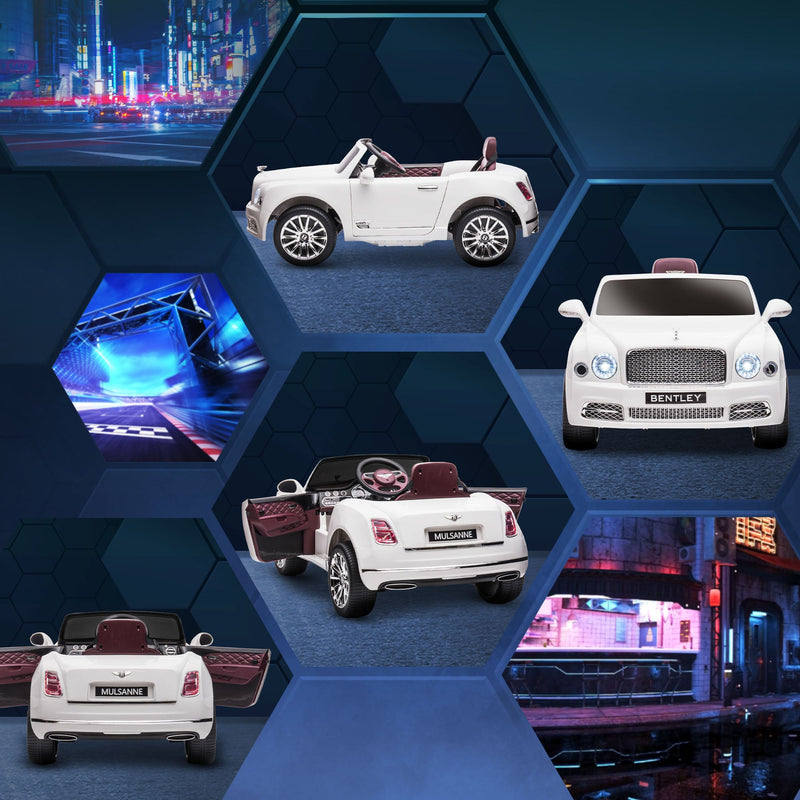Bentley Mulsanne 12V Electric Ride On Car with LED Lights and MP3 Player