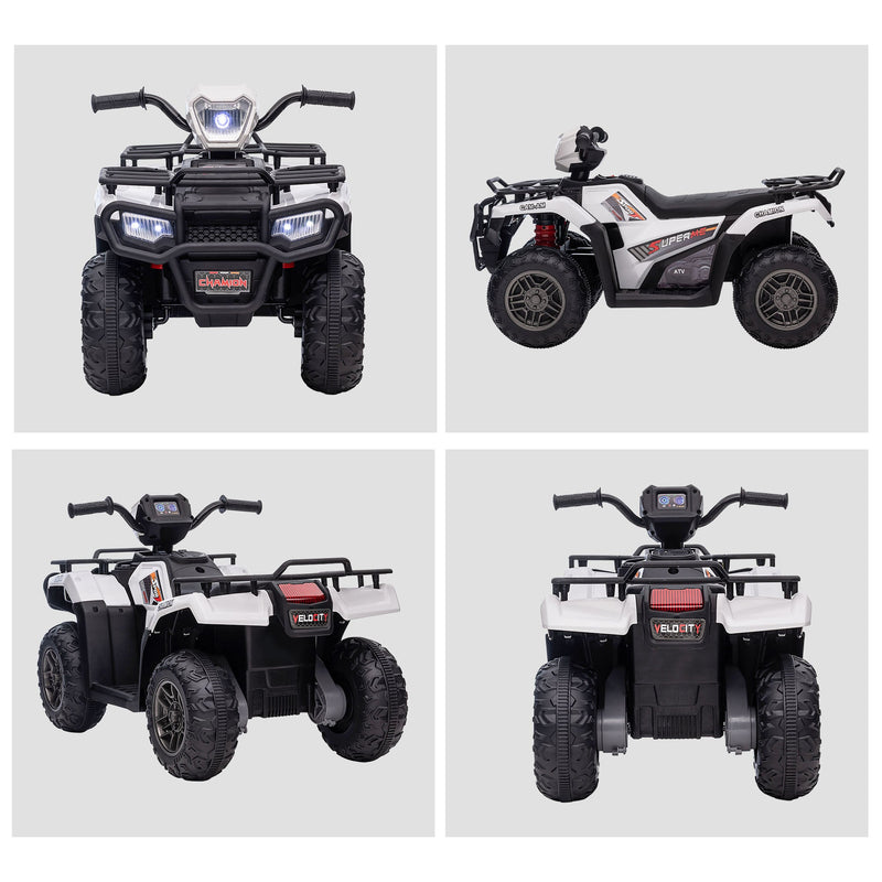 12V Kids ATV with Music, Headlights, and Forward/Backward Function - A Fun Ride for Young Adventurers!