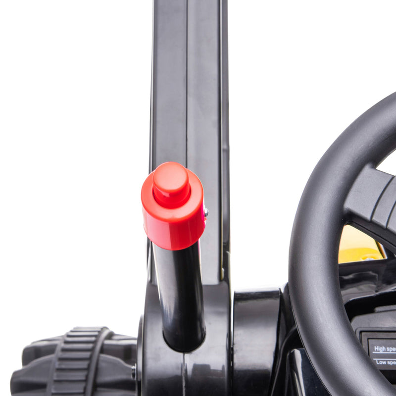 Excavator 6V Battery Tractor with Music and Headlight for Kids' Riding Fun