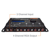 PRV Audio DSP 2.4X BT 4-Channel Bluetooth Digital Signal Processor