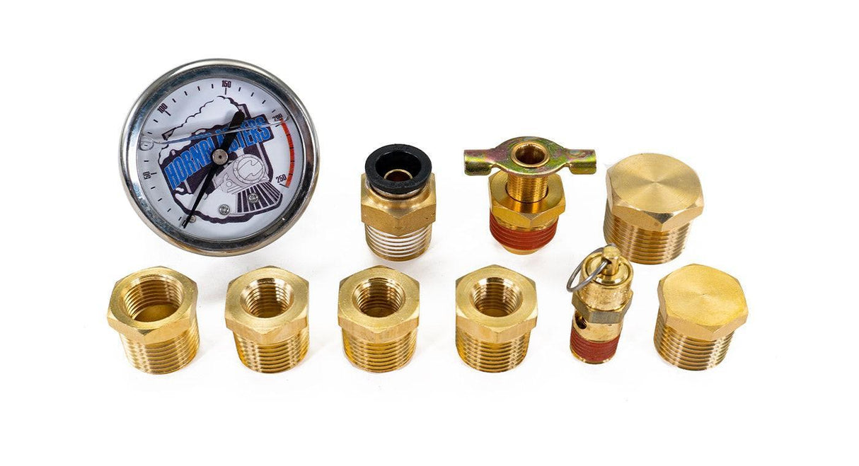 5-Gallon Single Compressor Fitting Kit HornBlasters