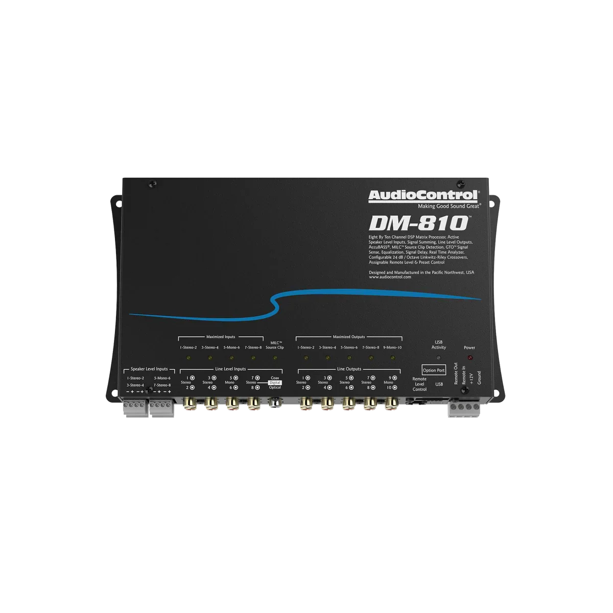 AudioControl DM-810 | 8x10 Channel DSP Matrix Processor AudioControl