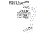 HSP Hot Side Tube, 2011-2016 Chevrolet / GMC 6.6L Duramax LML HSP Diesel