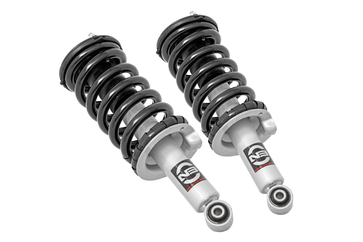 Loaded Strut Pair 3 Inch Nissan Titan 4WD (2017-2024) Rough Country