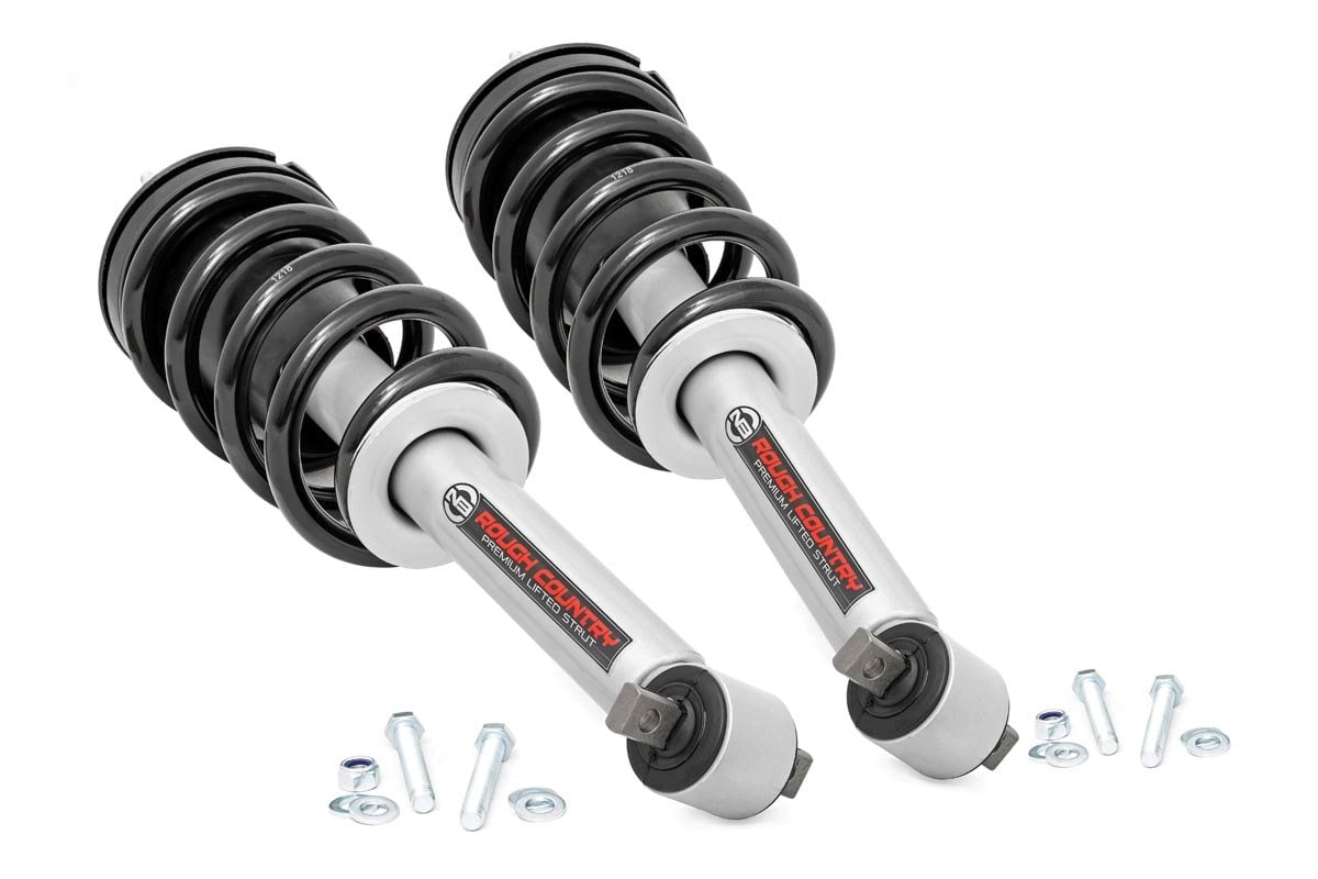 Loaded Strut Pair 3.5 Inch Silverado/Sierra 1500 Truck & SUV (07-14) Rough Country