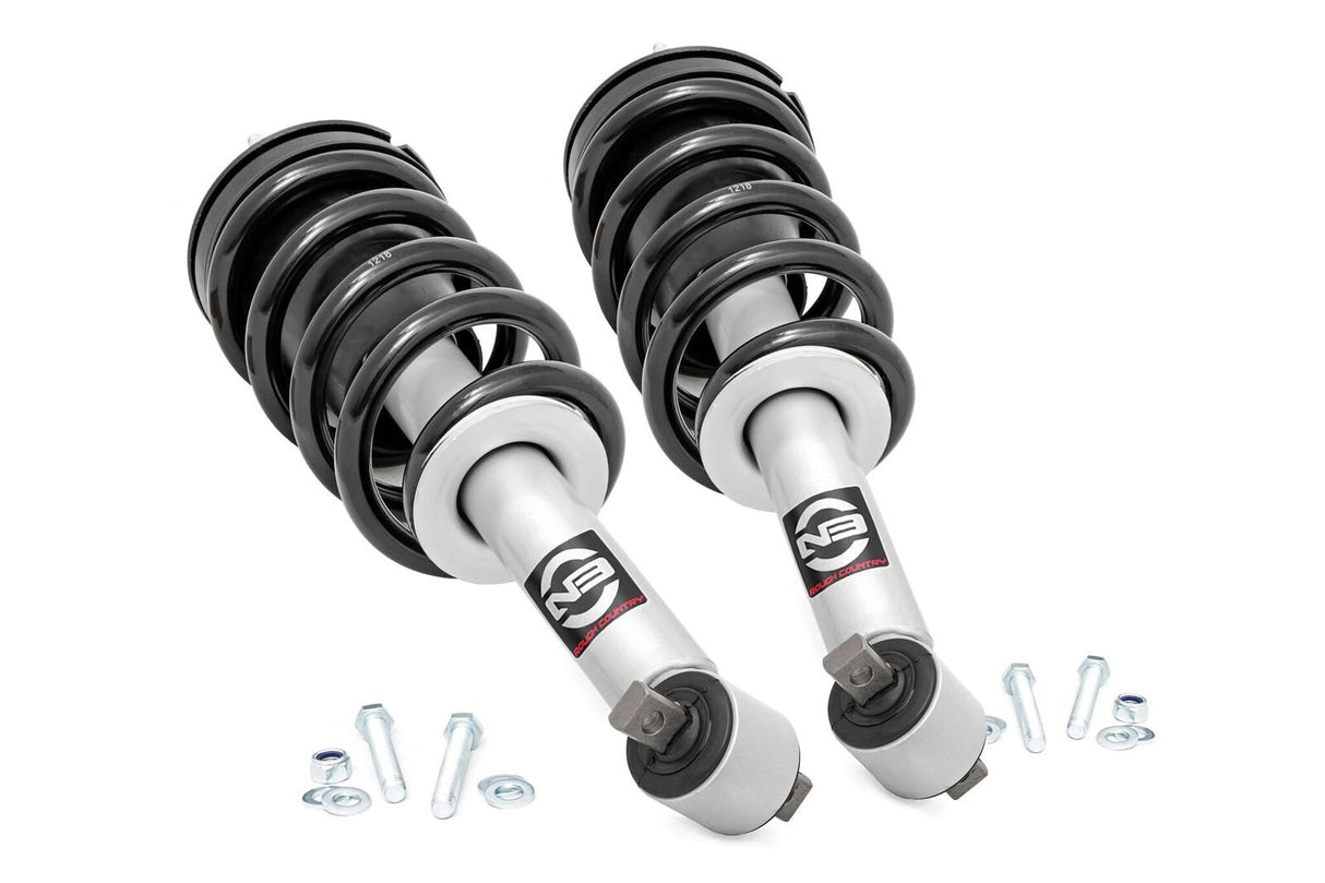 Loaded Strut Pair Stock Silverado/Sierra 1500 2WD/4WD (07-13) Rough Country