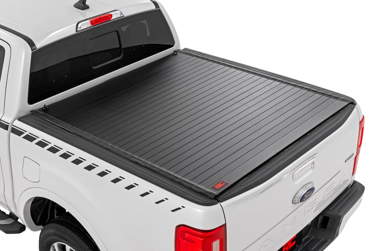 Hard Roll Up Bed Cover 5 Foot Bed Ford Ranger 2WD/4WD (2019-2023) Rough Country