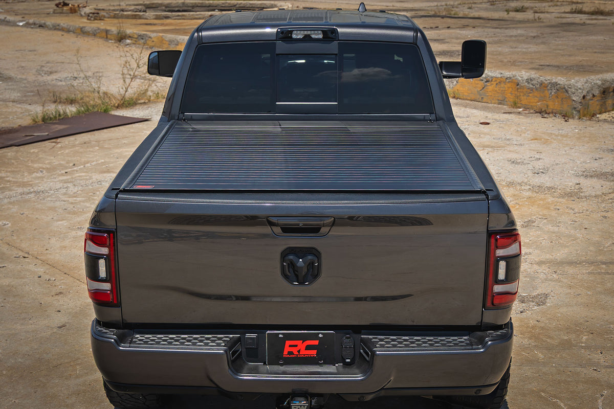 Hard Roll Up Bed Cover 6 Foot 4 Inch Bed Ram 1500 (09-18)/2500 (09-26) Rough Country