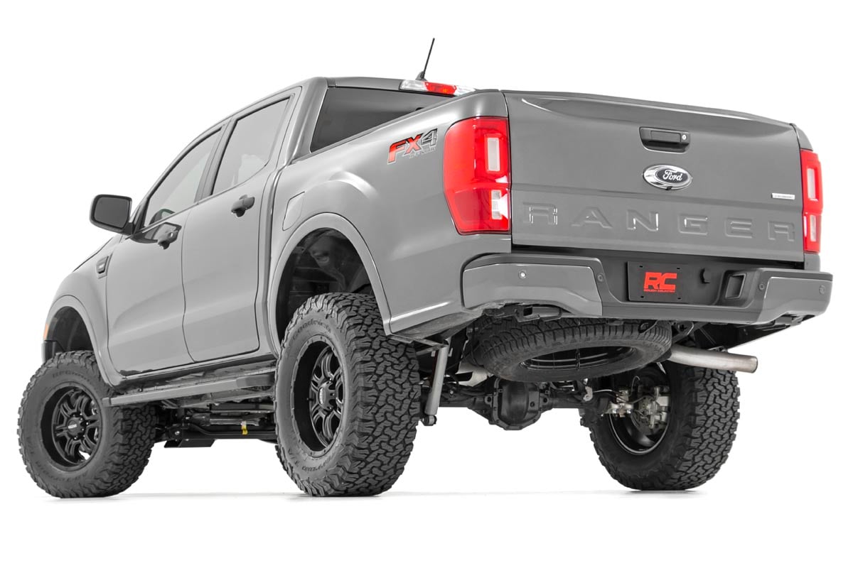 6 Inch Lift Kit Aluminum Knuckles Ford Ranger 4WD (2019-2023) Rough Country