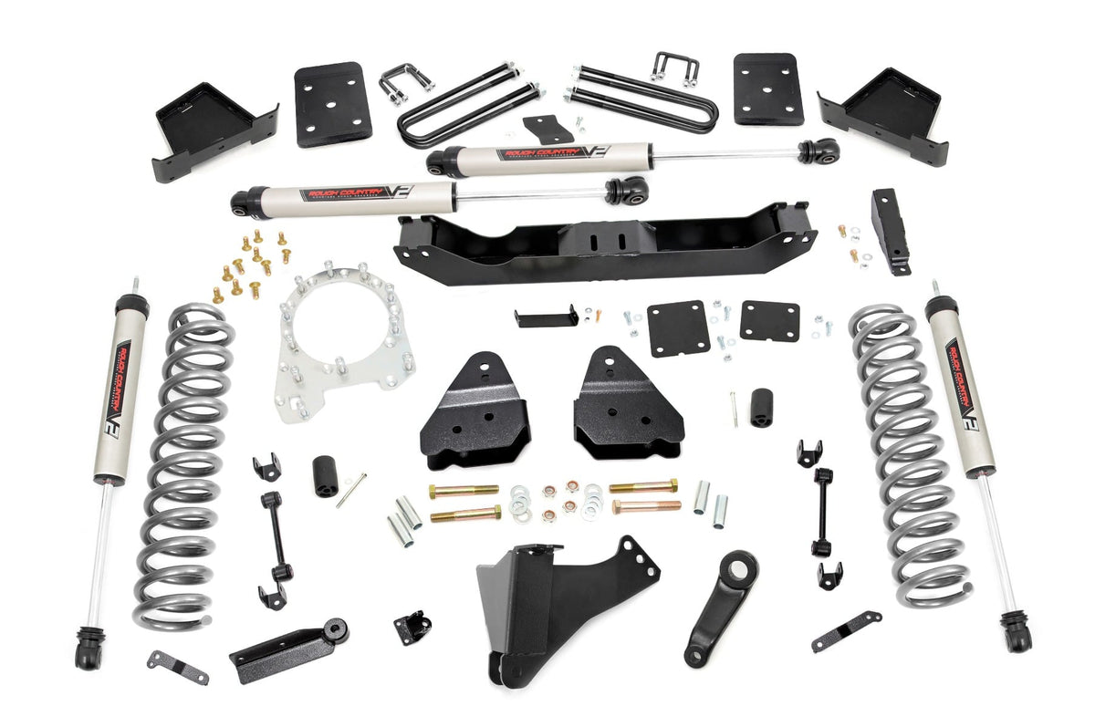 4.5 Inch Lift Kit V2 Shocks Ford F-250/F-350 Super Duty 4WD (2017-2022) Rough Country