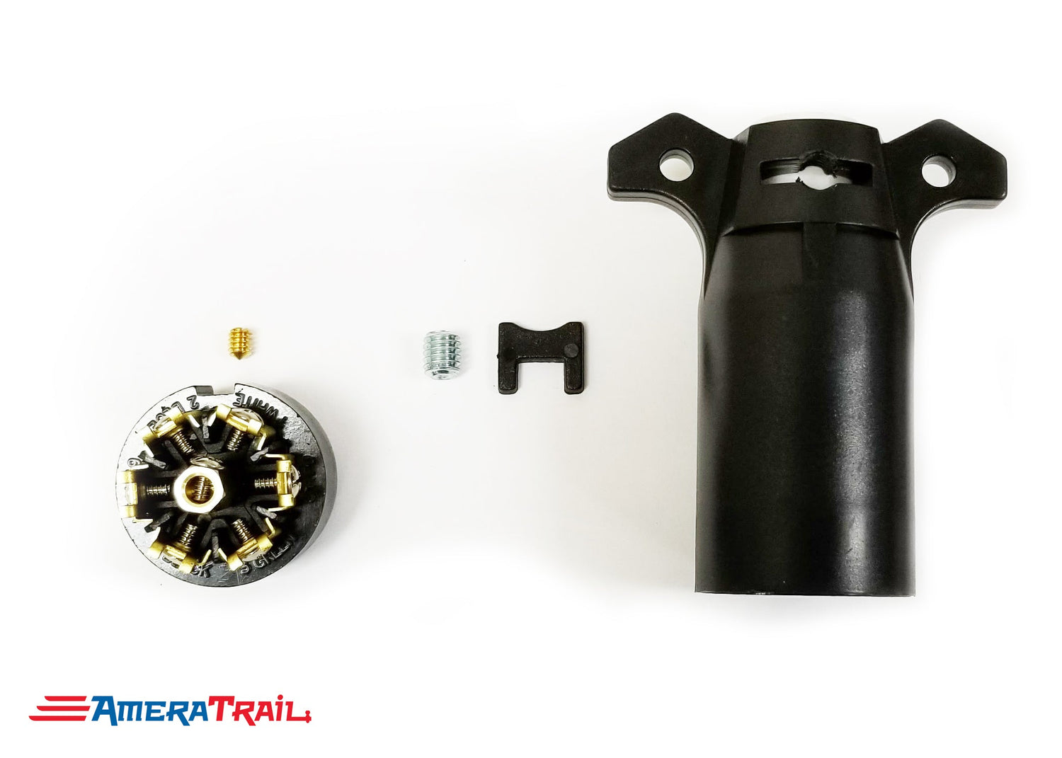 7 Way Round RV Style Trailer Harnes Connector Assembly