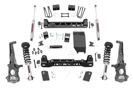 6 Inch Lift Kit N3 Struts Cast Steel Knuckles Ford Ranger 4WD (2019-2023) Rough Country