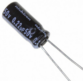0.22µF 50V Radial Capacitor 3-Pack - Signal Coupling TekShack
