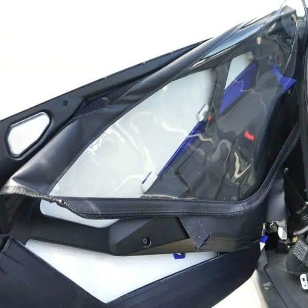 Seizmik 51-21004 Upper Soft Doors with Zipper - Polaris RZR PRO XP, zipper detail