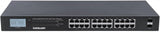 Intellinet 24-Port Gigabit PoE+ Switch with LCD Intellinet