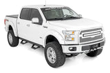 SRX2 Adj Aluminum Step Crew Cab Ford F-150/Lightning/F-250/F-350/Raptor (15-26) Rough Country