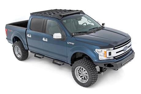 Roof Rack FR 40 Inch Single Row Black LED Ford F-150 2WD/4WD (2015-2018) Rough Country