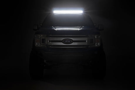 Roof Rack FR & RR 40 Inch Single Row Black LEDs Ford F-150 2WD/4WD (15-18) Rough Country