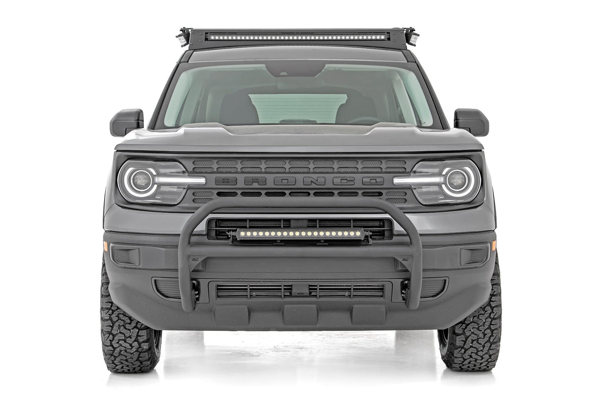 Nudge Bar 20 Inch Black Single Row LED Ford Bronco Sport 4WD (2021-2024) Rough Country