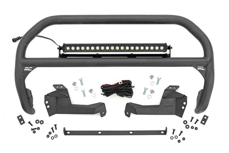 Nudge Bar 20 Inch Black Single Row LED Ford Bronco Sport 4WD (2021-2024) Rough Country