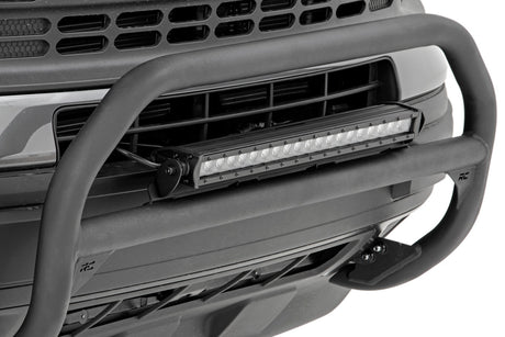 Nudge Bar 20 Inch Black DRL Single Row LED Ford Bronco Sport 4WD (21-24) Rough Country