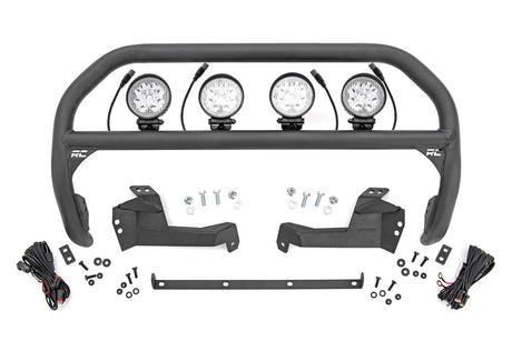 Nudge Bar 4 Inch Round Led (x4) Ford Bronco Sport 4WD (2021-2024) Rough Country
