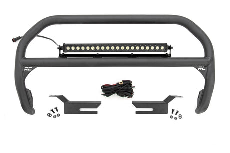 Nudge Bar 20 Inch Black Single Row LED Ford Bronco 4WD (2021-2025) Rough Country