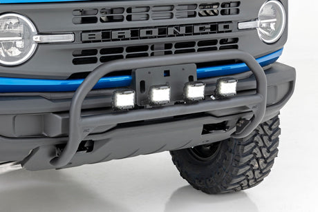 Nudge Bar 3 Inch Wide Angle Led (x4) Ford Bronco 4WD (2021-2025) Rough Country