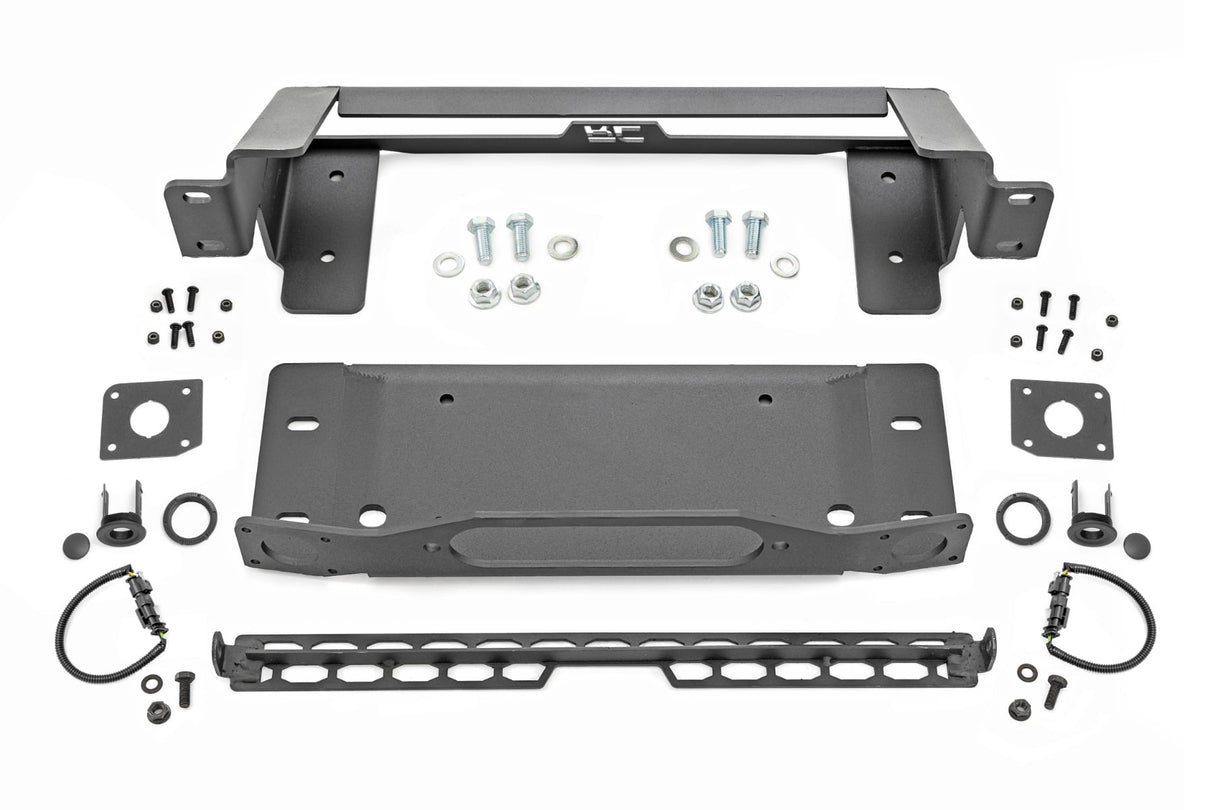 High Winch Mount All Models Ford Bronco 4WD (2021-2025) Rough Country