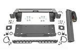 High Winch Mount All Models 20 Inch Black Single Row LED DRL Ford Bronco (21-25) Rough Country