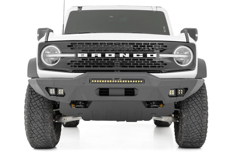 Front Bumper Modular Full Wings Amber DRL Ford Bronco 4WD (2021-2025) Rough Country