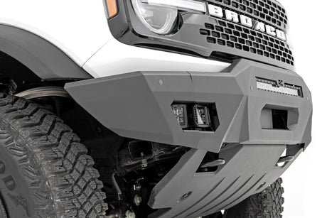 Front Bumper Modular Full Wings Amber DRL Ford Bronco 4WD (2021-2025) Rough Country