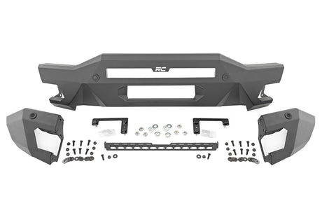 Front Bumper Modular Full Wings Amber DRL Ford Bronco 4WD (2021-2025) Rough Country