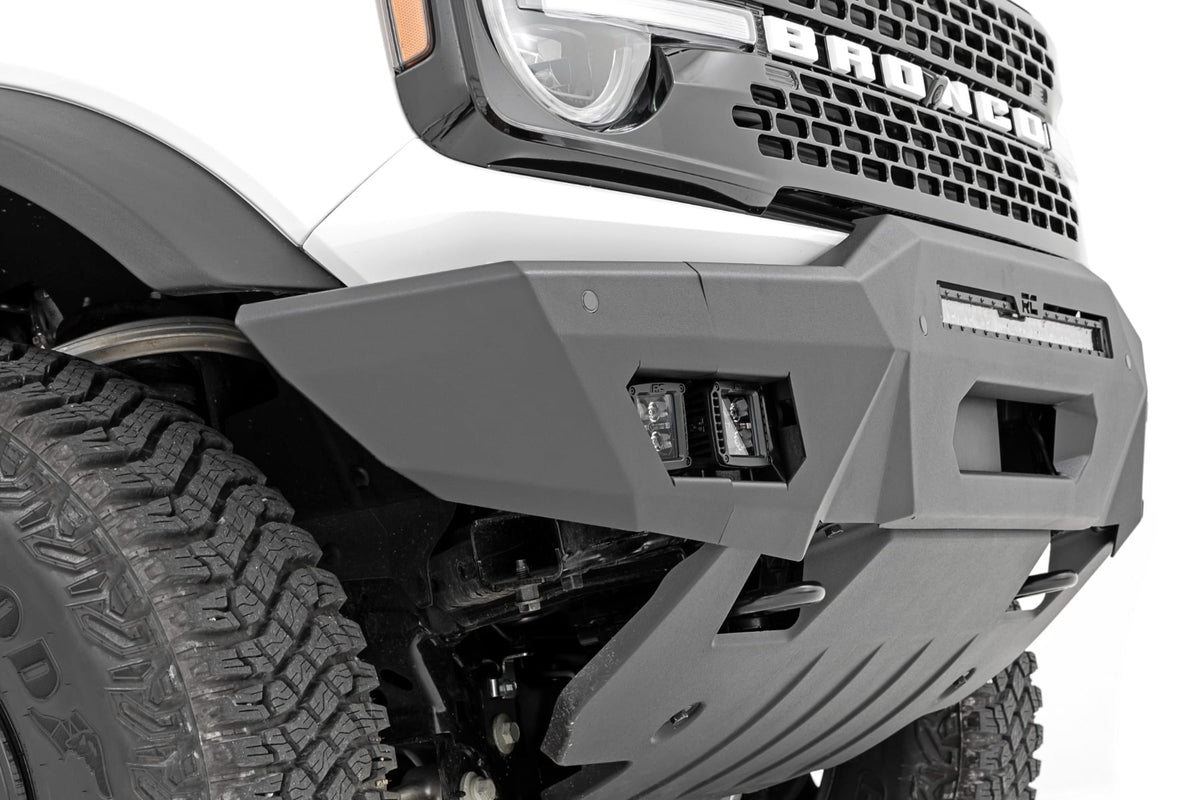 Front Bumper Modular Full Wings Flood Fog Ford Bronco 4WD (21-25) Rough Country