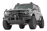 High Winch Mount All Models 12000S 20 Inch Black Single Row LED White DRL Ford Bronco (21-25) Rough Country