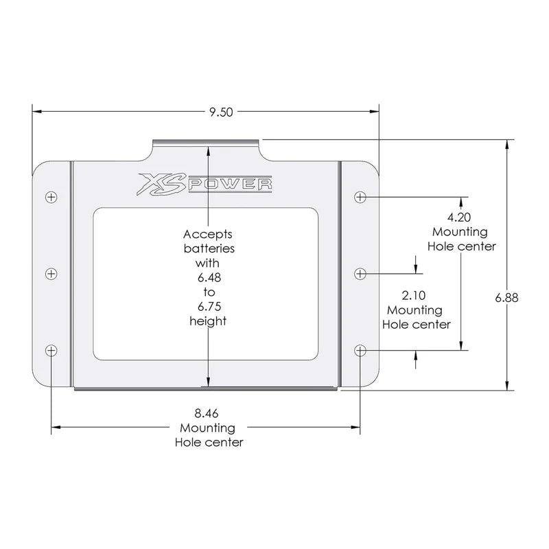 XS Power 511-680 Side Mount