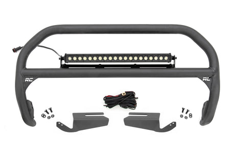 Nudge Bar 20 Inch Black Single Row LED OE Modular Steel - Ford Bronco (21-25) Rough Country