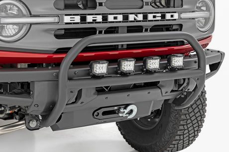 Nudge Bar 20 Inch Black DRL Single Row LED OE Modular Steel Ford Bronco (21-25) Rough Country