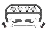 Nudge Bar 4 Inch Round Led (x4) OE Modular Steel Ford Bronco 4WD (21-25) Rough Country