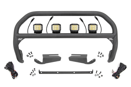 Nudge Bar 3 Inch Wide Angle Led (x4) Oe Modular Steel Ford Bronco (21-25) Rough Country