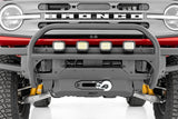Nudge Bar 3 Inch Wide Angle Led (x4) Oe Modular Steel Ford Bronco (21-25) Rough Country