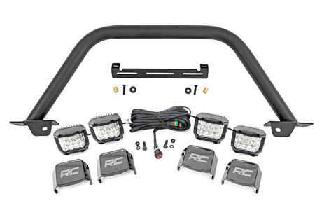 Safari Bar 3 Inch OSRAM (Quad) Wide OE Modular Steel Ford Bronco (21-25) Rough Country