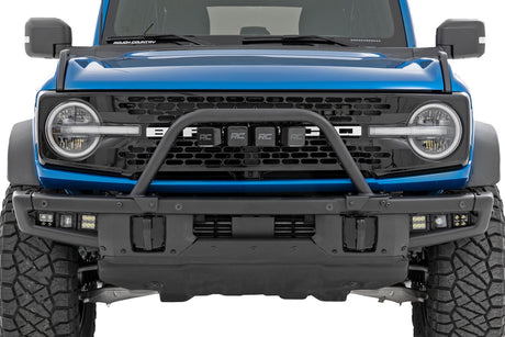 Safari Bar 3 Inch OSRAM (Quad) Wide OE Modular Steel Ford Bronco (21-25) Rough Country